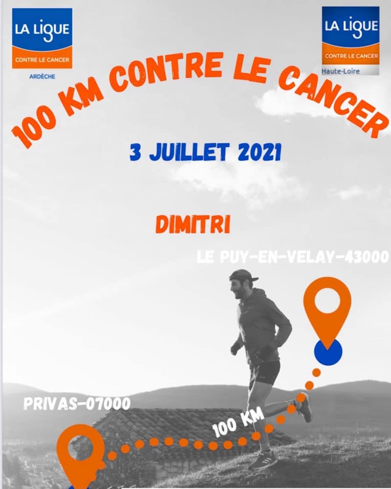 Dimitri Mejean lance un événement “100 km contre le cancer” pour soutenir La Ligue Contre le Cancer