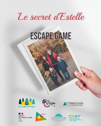 Affiche de « Le secret d’Estelle » - Serious game