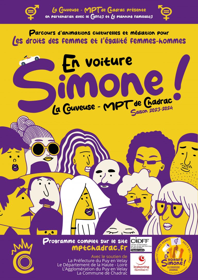 Affiche “ En voiture Simone !” - La Couveuse, MPT de Chadrac