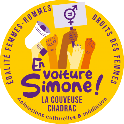 Logo "En voiture Simone !" de La Couveuse